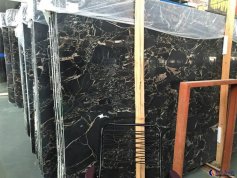 Arthens Portoro Marble Slab